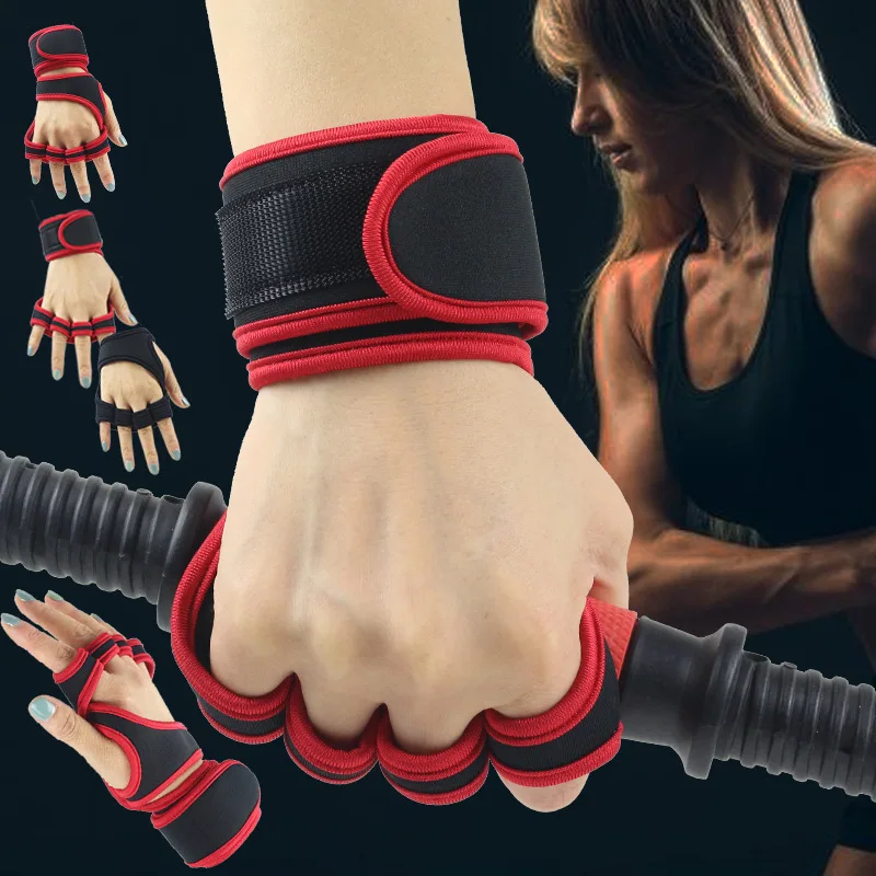 Weightlifting Gloves - Fitness Erkek Kadın Eldivenleri, Spor Salonu,
