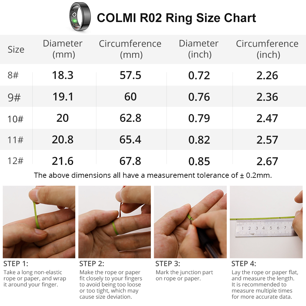 [2024 ] COLMI R02 akıllı yüzük - Gymnastic Ring incelemesi ve fiyatı